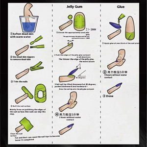Automne <span class=keywords><strong>hiver</strong></span> haut de gamme français pétale manucure patchs à la main portable doigts amande européen américain ongles artificiels - Product Image 5