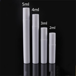2ml 3ml 4ml 5ml Black Mini Plastic <b>Perfume</b> Spray <b>Bottle</b> with Mist Pump Screen Printed <b>Sample</b> - Product Image 3