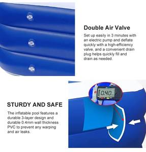 Heavy-Duty Outdoor <b>Inflatable</b> <b>Swimming</b> <b>Pool</b> Premium Durable PVC Children's <b>Pools</b> Eco-Friendly Waterproof for Kids & Adults - Product Image 5