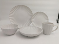 Service de vaisselle personnalisé en porcelaine gaufrée en gros