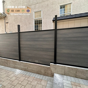 Recinzione Composita WPC Impermeabile, Ecologica <span class=keywords><strong>in</strong></span> <span class=keywords><strong>Legno</strong></span> <span class=keywords><strong>e</strong></span> Plastica per Giardino, Fattoria <span class=keywords><strong>e</strong></span> Protezione Esterna - Product Image 2