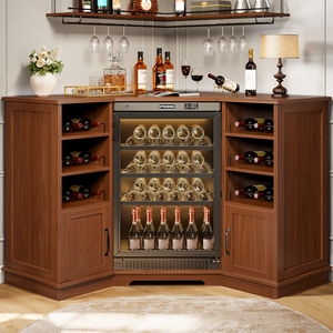 <span class=keywords><strong>Mueble</strong></span> de Cocina de Lujo al por Mayor de Fábrica, Gabinete Esquinero de Madera <span class=keywords><strong>para</strong></span> Almacenamiento de Vino, Ideal <span class=keywords><strong>para</strong></span> Bar en Casa, Cocina, <span class=keywords><strong>Comedor</strong></span> y Sala de Estar - Product Image 5