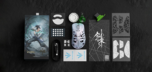 Souris de jeu WLMOUSE X the Swords Magnesium PAW3950HS 8K Polling 47g Switch optique Encodeur TTC Édition limitée Wuxia Sans fil - Product Image 6
