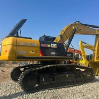 En stock, excavatrice sur chenilles CAT 340D2L d'occasion disponible, 336 345D2L prête à l'emploi, personnalisable, matériel d'origine, prix compétitif