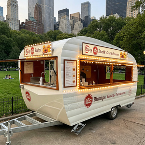 Custom Made Irregular Shape Mobile Vending Kitchen for Coffee Snack Business Food Cart - Product Image 5