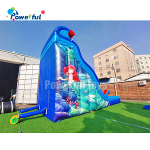 BIỆT THỰ Bơm Hơi Trượt Nước Trượt Nhảy Lâu Đài Bouncy Nhà Nảy Lớn Mặt Trăng Kết Hợp Với Bể Bơi - Product Image 4