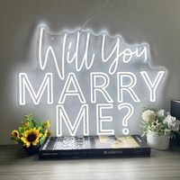 Bandes lumineuses LED flexibles néon, vous marieriez-vous avec moi ? Enseigne néon LED personnalisée, enseigne néon acrylique personnalisée, logo néon personnalisé
