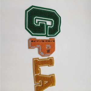 High Quality Wholesale Chenille <b>Letter</b> Patches <b>Stick</b> <b>on</b> Patch Logo Embroidery Iron <b>on</b> Chenille Patches <b>Letters</b> - Product Image 2