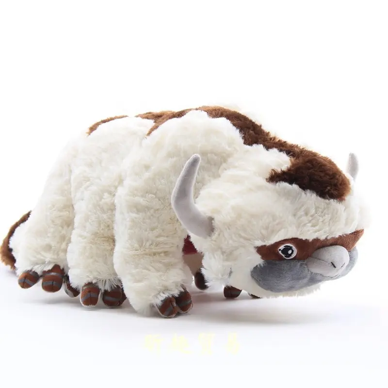 Dropshipping mainan boneka hewan ternak Avatar mainan mewah Appa Airbender terakhir