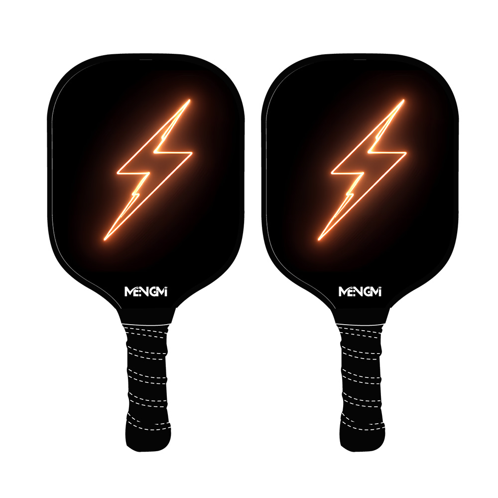 Custom Logo Fiber Racquet with Honeycomb Core Pickleball Paddle
