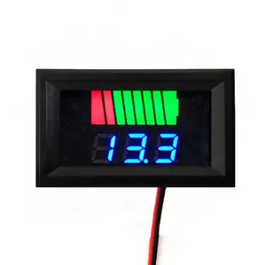 Auto Batterij Niveau Indicator 12V 24V 36V 48V 60V 72V Lithium Batterij Capaciteit meter Tester Display Led Tester Voltmeter