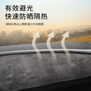 Pare-soleil pliable en daim pour tableau de bord Tesla Model 3Y, protection anti-éblouissement et anti-chaleur pour l'intérieur de la voiture - Product Image 1