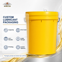 Bidón de Lubricante Vacío Amarillo de 13L / 16L / 18L / 20L, Empaque de Lubricante Personalizado al por Mayor, Proveedor de Empaques Personalizados