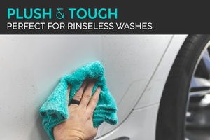 Toalla de Microfibra Suave NOVISON de 16x16 Pulgadas y 500 GSM para Cuidado y Detallado de Autos, Pulido y Abrillantado, Súper Absorbente y de Secado Rápido - Product Image 4