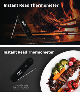Termómetro profesional para carne Termómetro <span class=keywords><strong>de</strong></span> cocina plegable digital <span class=keywords><strong>de</strong></span> lectura rápida - Product Image 2