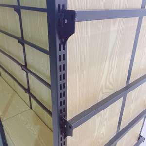 Tienda de tienda y supermercado, panel transparente, diseño miniso, estante de doble cara con gancho y estante - Product Image 3