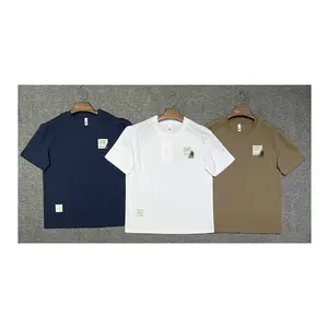 G-SDQL Casual Meninos T-shirts Bordados Personalizados Gráficos Tees Homens Roupas De Algodão De Alta Qualidade Homens T-shirt De Manga Curta T-shirt