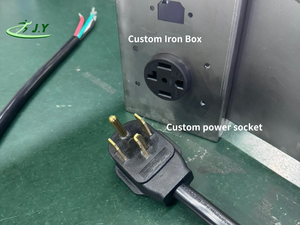Nguồn nhà máy giá thấp moq tùy chỉnh Ổ cắm điện | dây | tiếp sức | hộp sắt | Đồng xu chấp nhận | Đồng tiền hoạt động hẹn giờ hộp điều khiển - Product Image 2