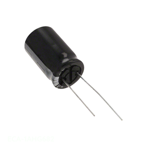 Condensador de Aluminio de 6800 uF, Canal del Fabricante 6800, ECA-1AHG682, 20%, 10V, Radial - Product Image 1