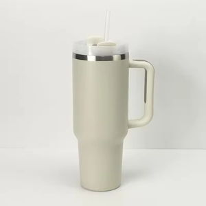 40oz Stainless Steel Vacuum Insulated Travel Tumbler <b>with</b> Handle and Lid <b>Straw</b> Included Eco-Friendly - Product Image 2