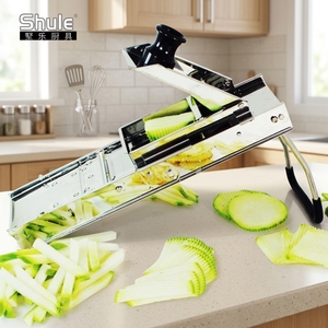 <span class=keywords><strong>Mandoline</strong></span> professionnelle OEM en acier inoxydable antiadhésif, hachoir et trancheuse à 3 lames pour fruits et légumes, outils <span class=keywords><strong>de</strong></span> découpe d'oignons - Product Image 1