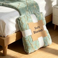 Plaid en flanelle polaire uni, douillet et chaud, pour canapé, lit ou chambre, idéal comme cadeau de décoration intérieure pour l'hiver