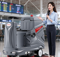 Autolaveuse automatique V8 pour l'entretien des sols en ateliers industriels, entrepôts, supermarchés et places commerciales
