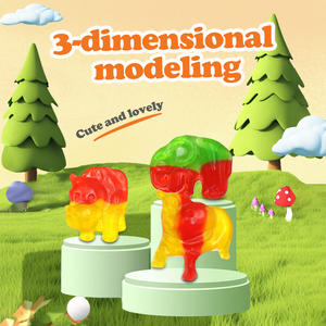 Vente en gros de <span class=keywords><strong>bonbons</strong></span> gelés halal gommeux amusants en forme d'animal <span class=keywords><strong>bonbons</strong></span> et <span class=keywords><strong>bonbons</strong></span> 3D en forme de lion et de tigre <span class=keywords><strong>bonbons</strong></span> mous ODM - Product Image 2