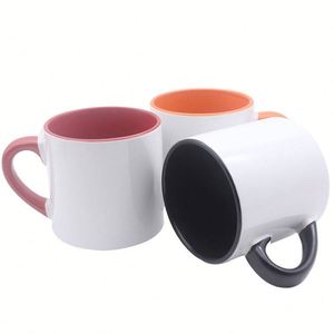 Taza Blanca de 6 oz - Cerámica Clásica de Gres para Promoción/Regalo, Sublimación DIY, Ideal para Regalos - Product Image 2