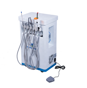 Set Completo di Strumenti Chirurgici Veterinari Portatili, Tavolo Mobile per Trattamenti Dentali per Cani, Unità Dentale Elettrica Riutilizzabile - Product Image 3