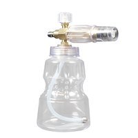 Nettoyeur haute pression avec pistolet long et canon à mousse, ensemble lance-mousse 1L pour lavage de voiture