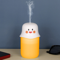 Humidificateur et diffuseur d'arômes électrique USB mini portable à ultrasons pour huiles essentielles, utilisation en voiture, faible bruit