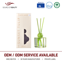 Diffuseur de parfum KOSY MOSY Sunset Tulip 200ml, parfum d'ambiance de luxe pour la maison, diffuseur d'arômes floraux, parfum longue durée, vente en gros