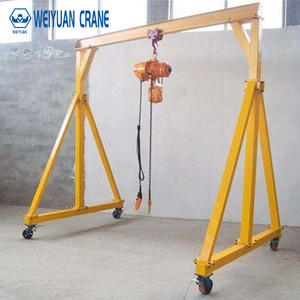 מנוף גשר מיני 1 טון 2 טון 3 טון לסדנה במחיר הטוב ביותר - Product Image 1