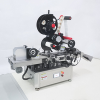 Machine à étiquettes d'applicateur d'autocollant d'enveloppe plate supérieure automatique de ce plateau de nourriture pour la boîte en plastique carrée