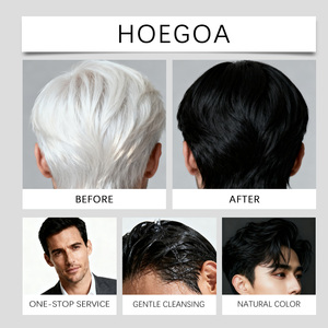 Champú <span class=keywords><strong>para</strong></span> Teñir el Cabello de Negro <span class=keywords><strong>para</strong></span> Hombres: Se espuma fácilmente, se enjuaga sin dejar residuos y tiene una fórmula suave <span class=keywords><strong>para</strong></span> cuidar el cabello teñido. - Product Image 3