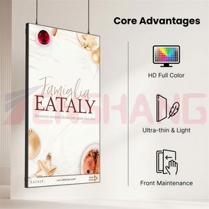 Affichage LED suspendu double face pour intérieur, signalétique numérique suspendue avec connexion rigide pour les halls d'atlas, les halls d'accueil et les salles d'<span class=keywords><strong>exposition</strong></span> - Product Image 3