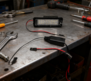 Lámpara de <span class=keywords><strong>matrícula</strong></span> LED blanca de 12V 6000K Canbus sin errores para automóviles con controlador de corriente constante - Product Image 4