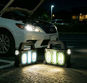 Rechargeable COB LED <b>work</b> <b>light</b>, multi-functional outdoor camping flashlight, emergency inspection spotlight, searchlight - Product Image 6