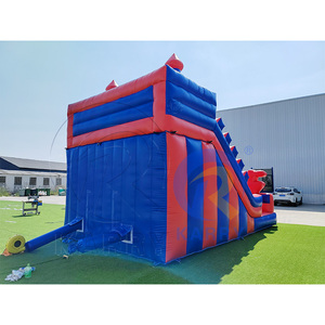 Casa Inflable con Tobogán Doble con Temática de Superhéroes <span class=keywords><strong>para</strong></span> Niños, Ideal <span class=keywords><strong>para</strong></span> Fiestas de Cumpleaños en el Patio Trasero y Eventos de Verano - Product Image 5