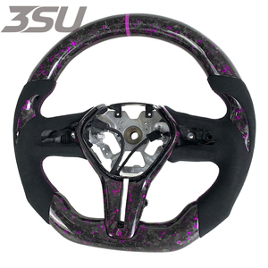 Volante Deportivo de Fibra de Carbono Forjado y Cuero para Infiniti Q60 2017-2026, Estilo Universal Personalizable para Interiores de Auto - Product Image 2