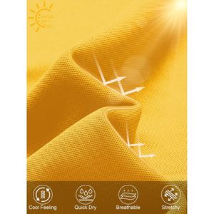 FOXA Mens Big Tall Swim Shirt UPF50+ Short Sleeve Rash Guard Sun Protection Quick Dry Fishing T-Shirt 2XL 8XL - Product Image 4