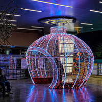 Affichage interactif immersif en 3D avec éclairage LED, cadre robuste pour les lumières décoratives des parcs à thème