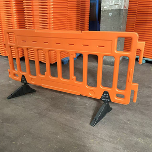 Barrière <span class=keywords><strong>de</strong></span> circulation imbriquée - Clôture en plastique PE durable pour zones <span class=keywords><strong>de</strong></span> construction routière - Product Image 3