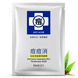 Images Face Skin Clearing Oil Control Gladmakend Hydraterend Masker Acne Behandeling Puistje Verwijdering Gezichtsvel Masker