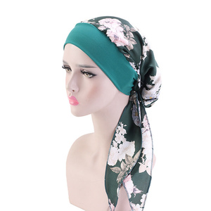 Chemo Headwear Turbans for Women Long Hair Head Scarf Headwraps <strong>Cancer</strong> <strong>Hats</strong> - Product Image 1