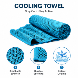 Wholesale Custom <b>Cooling</b> <b>Towel</b> UPF 50+ Quick Dry Sweat Wicking 100% <b>Cooling</b> Polyester Instant Ice <b>Neck</b> <b>Towel</b> OEM Factory - Product Image 2