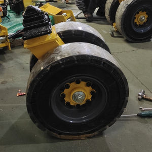 VIMA 22 Polegada Aço De Borracha Extra <span class=keywords><strong>Heavy</strong></span> Duty Duplo Rodízio Rodas 9000kg Capacidade Giratória Castor Brake Shipping Container Caster - Product Image 1