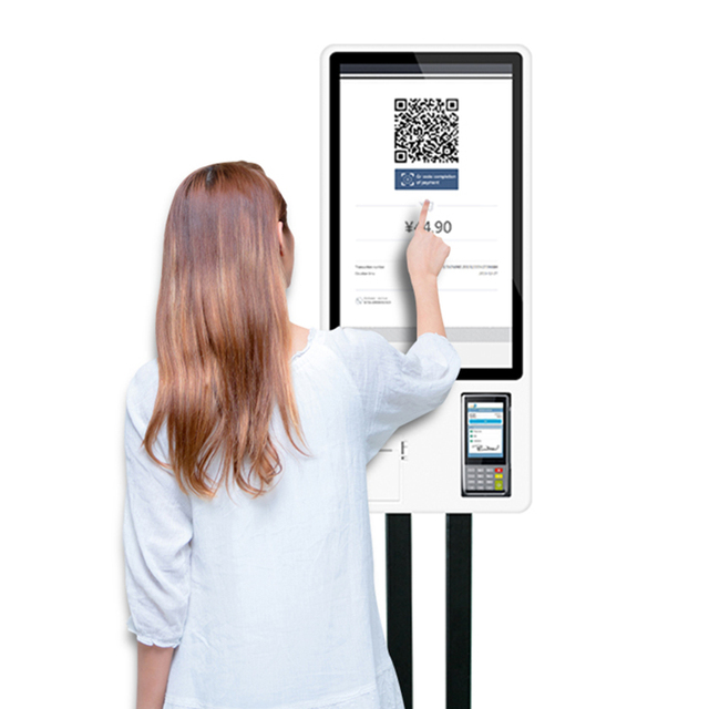 Custom Self Service Kiosk Ticket Self Payment Queue Ticket Machine for Bus