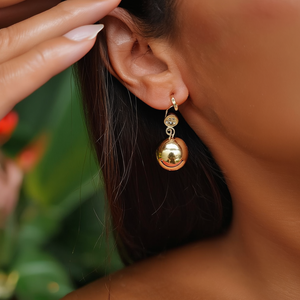 Pendientes de Moda, Acero Inoxidable 316L, Baño de Oro PVD, Sostenibles y Resistentes - Product Image 3